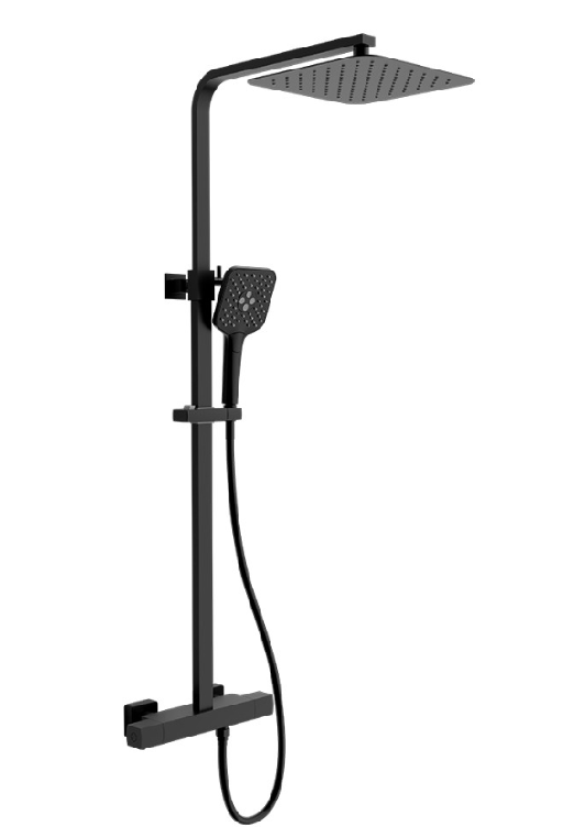 Colonne de douche grafik// noir mat 25x25cm  carre//519.00 - Odesign